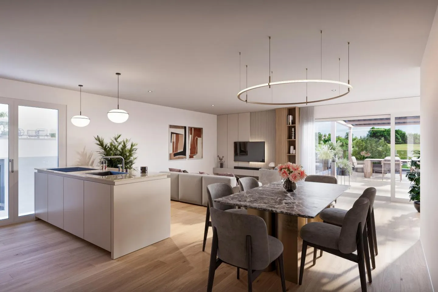 New construction project "Drei Halden" - exclusive 4.5-room penthouse apartment - Photo 1 of 9