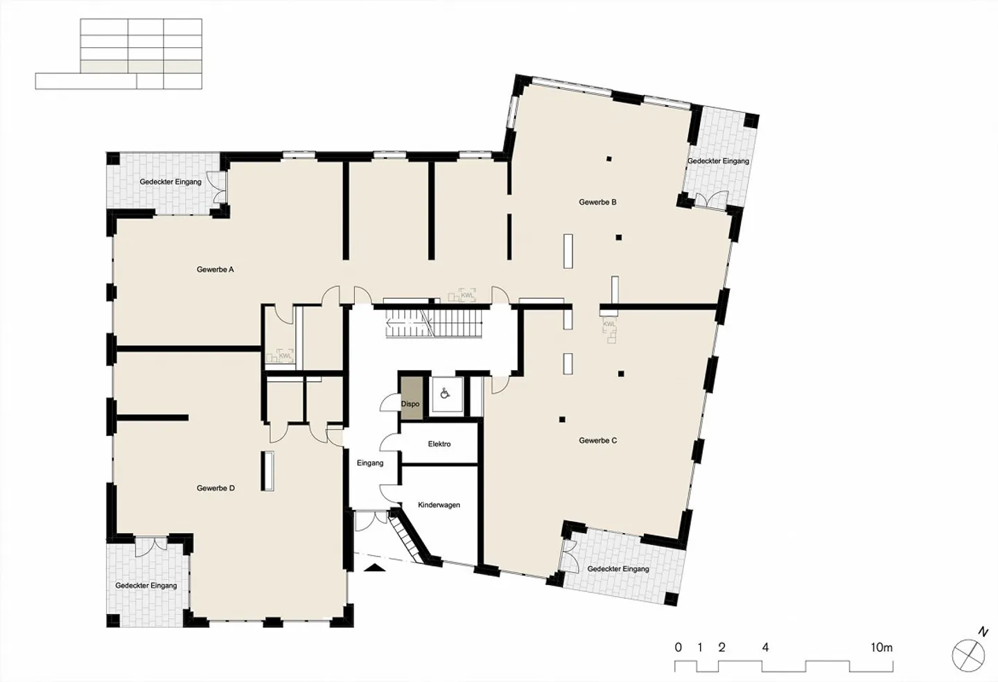 Flexible commercial spaces at the village square Schattdorf - Photo 3 of 5