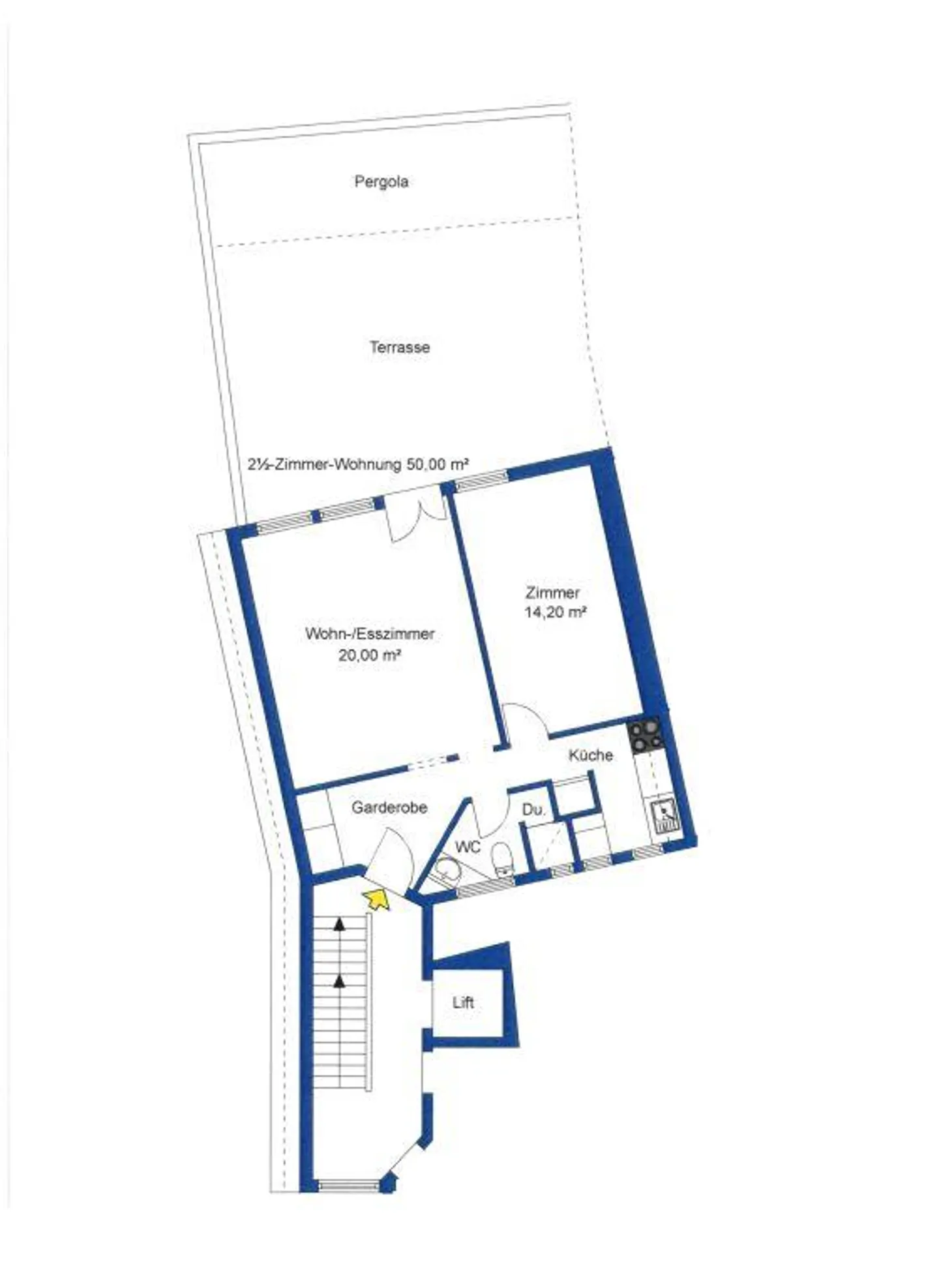 2 Room Apartment with Large Balcony in the City - Photo 2 of 9