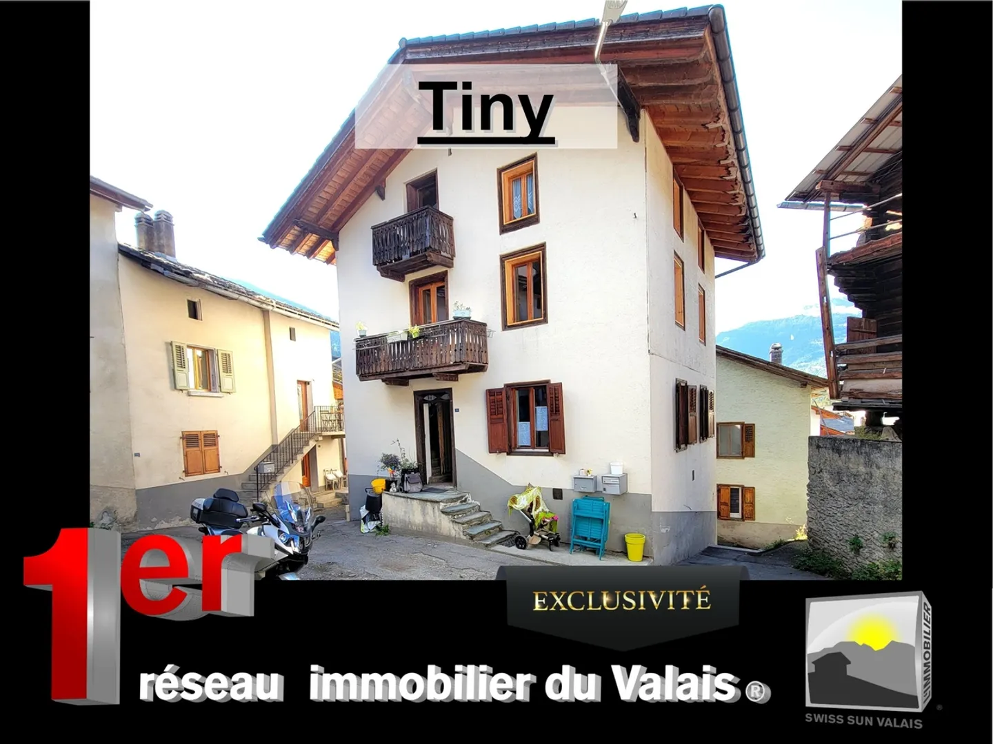 Val de Bagnes / CHAMPSEC, io sono "TINY": appartamento di 2,5 stanze di 42 m² in vendita in Vallese - Foto 1 di 17