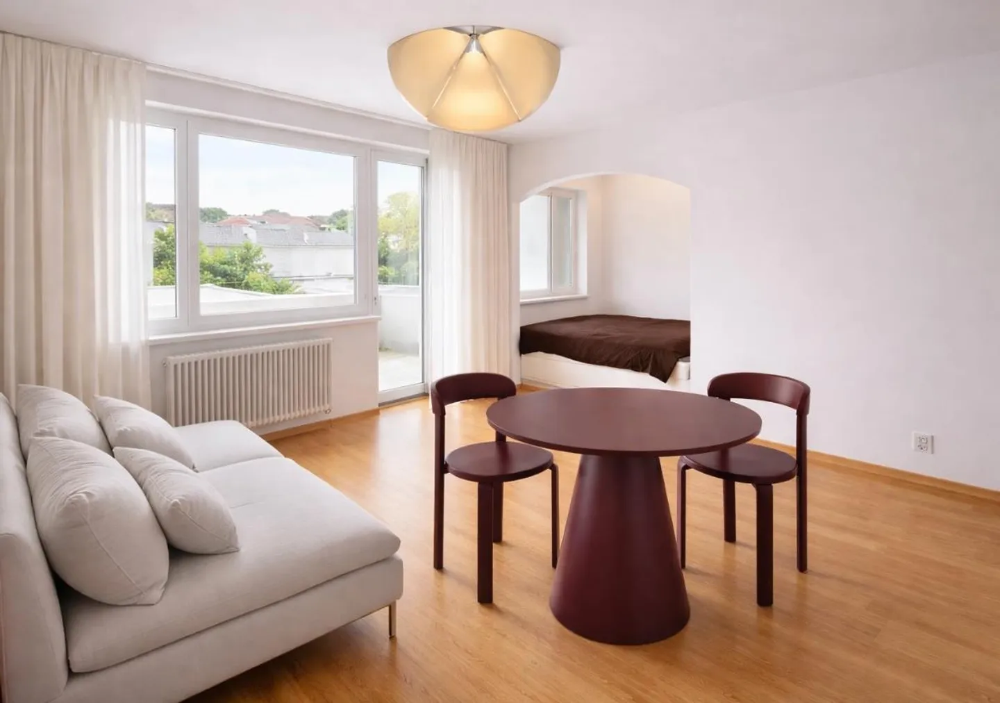 Appartement meublé 1,5 pièces - Photo 1 sur 5