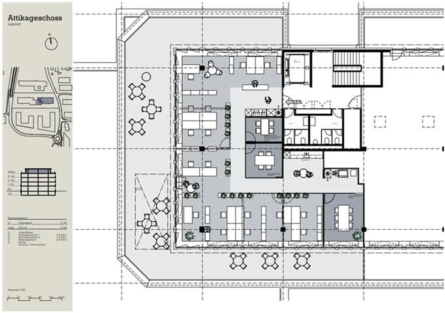 Neue exklusive Attika-Büroräume mit Sonnenterrasse - Photo 11 of 11