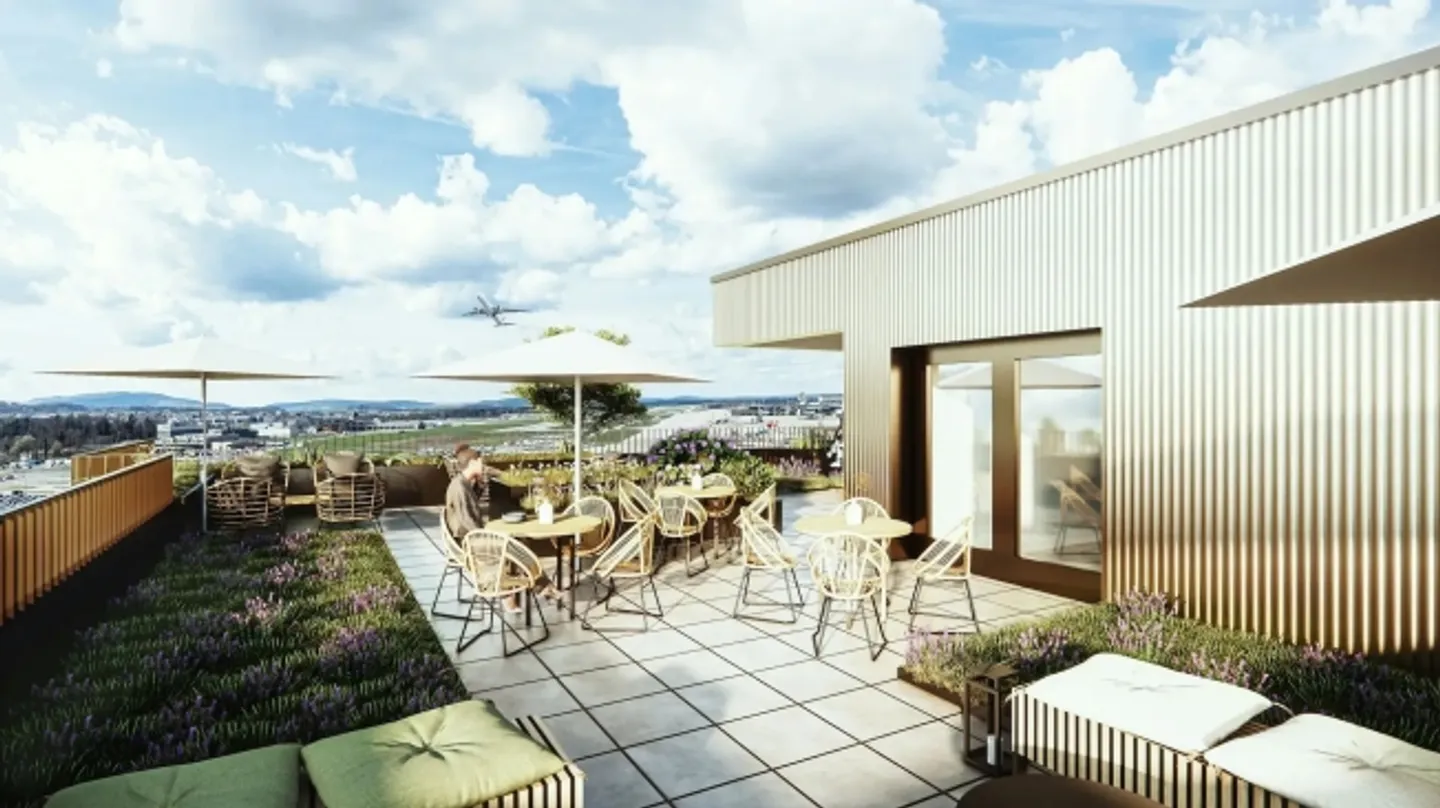 610 m2 new, cooled office space with direct view of flight activity - Photo 2 of 4