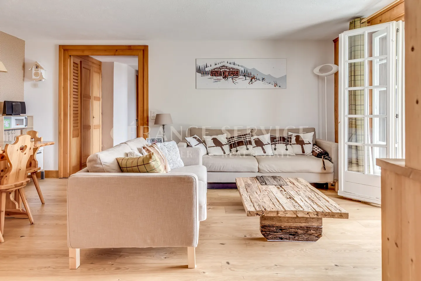 Appartamento 3 camere a Villars, vista mozzafiato, accesso agli sci - Foto 2 di 22