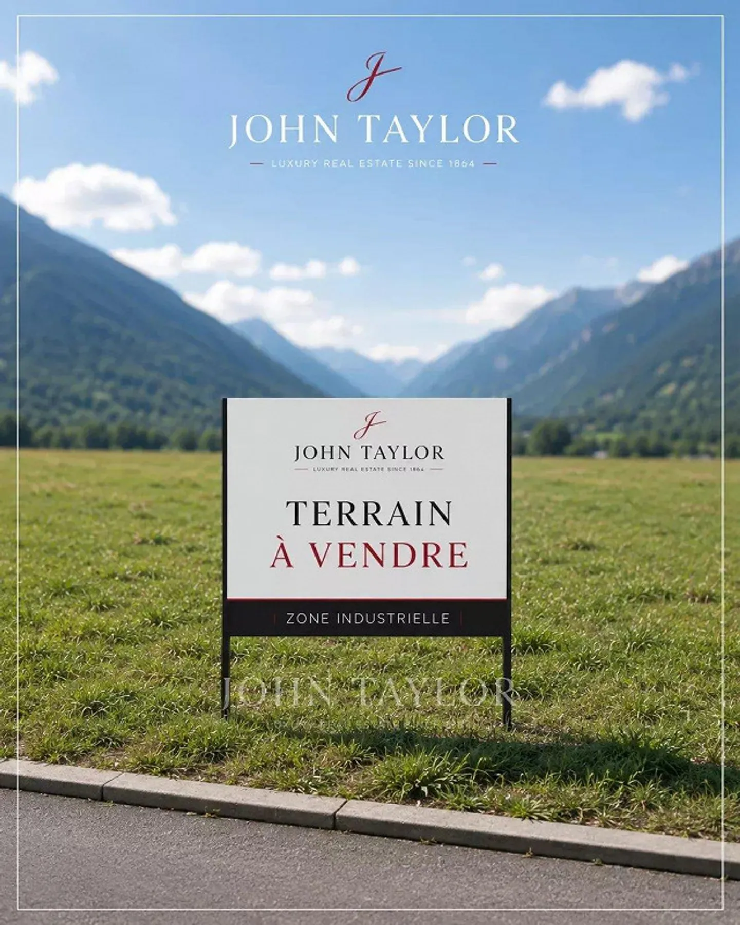 Industrial land for sale – 1,034 m² – Uvrier - Photo 1 of 1