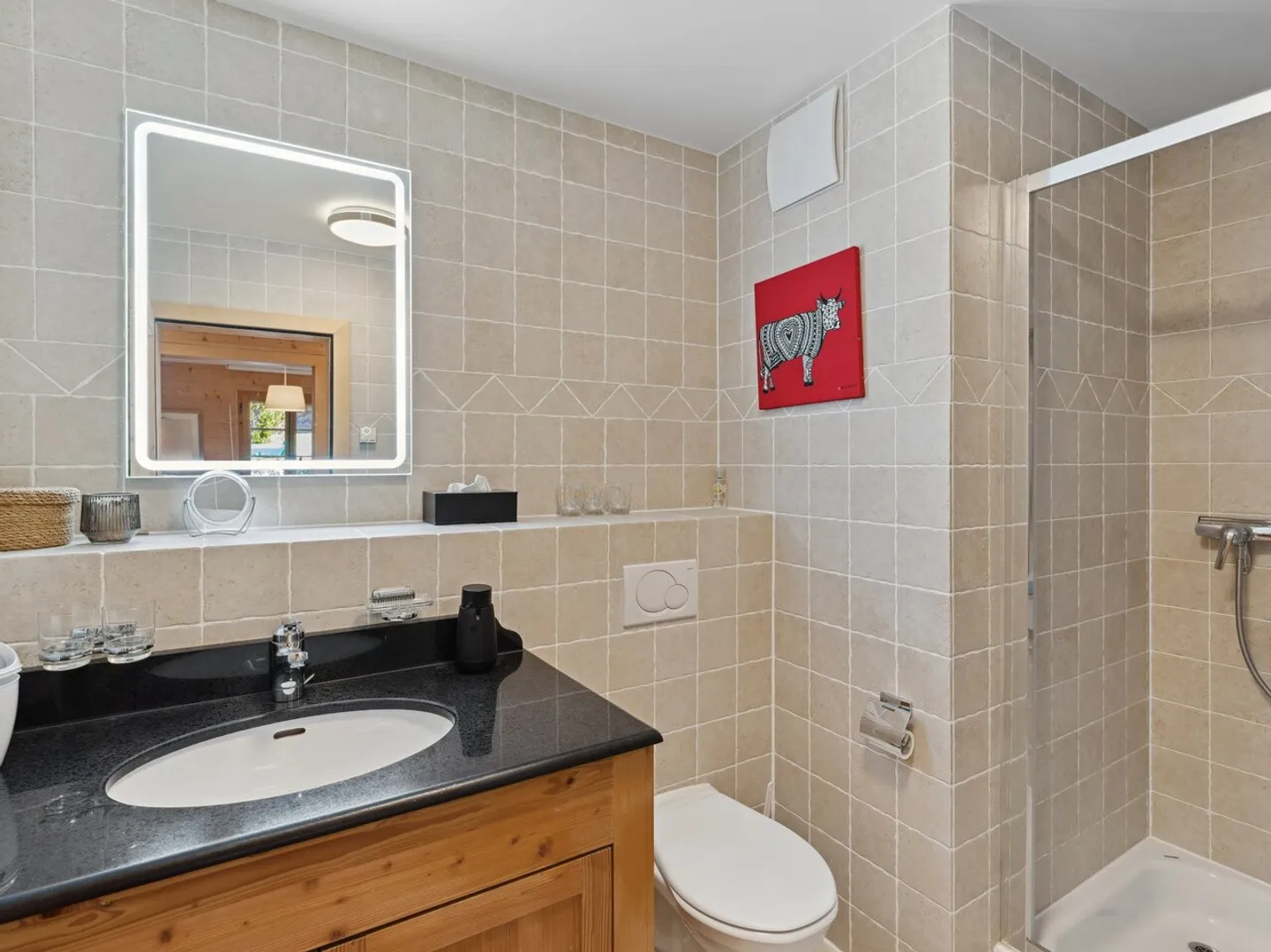 «Herrlicher 4,5-p-Kamin, privater Garten, Aussicht, 2 Parkplätze» - Foto 14 von 26