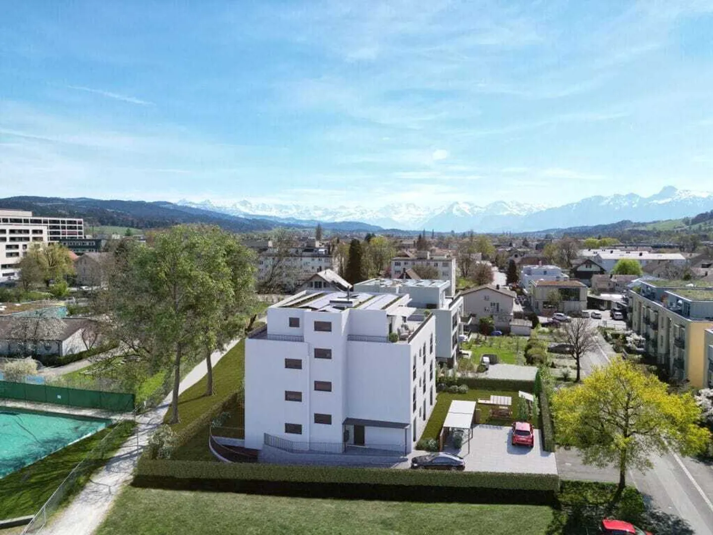 3.5-room garden apartment with terrace for sale in Münsingen - Photo 8 of 8