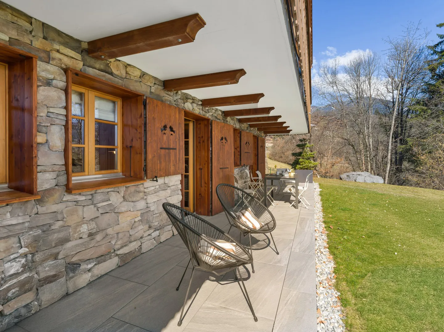 «Herrlicher 4,5-p-Kamin, privater Garten, Aussicht, 2 Parkplätze» - Foto 22 von 26