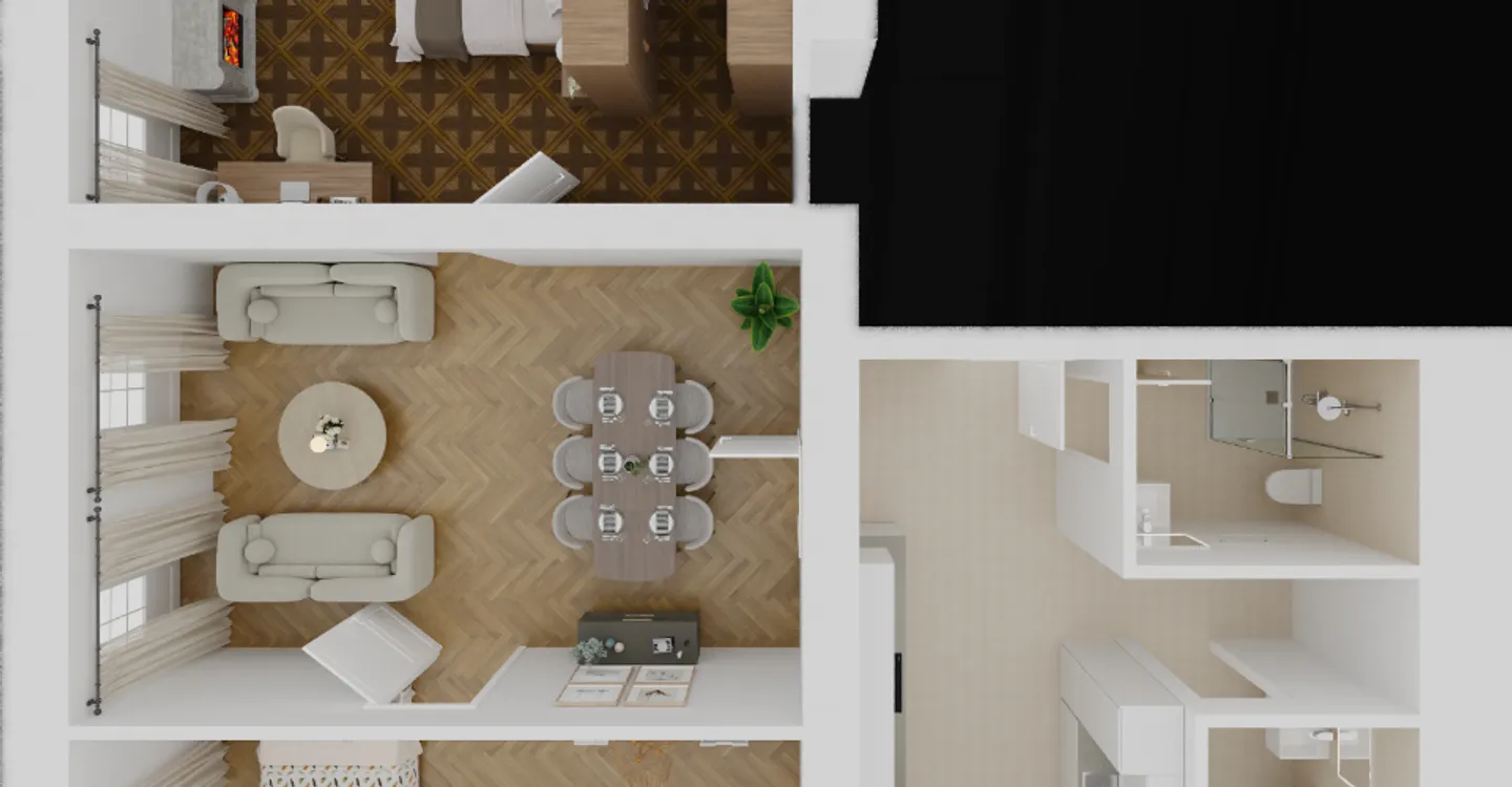 Geräumige 3,5-Zimmer-Wohnung im 1. Stock - Foto 5 von 5
