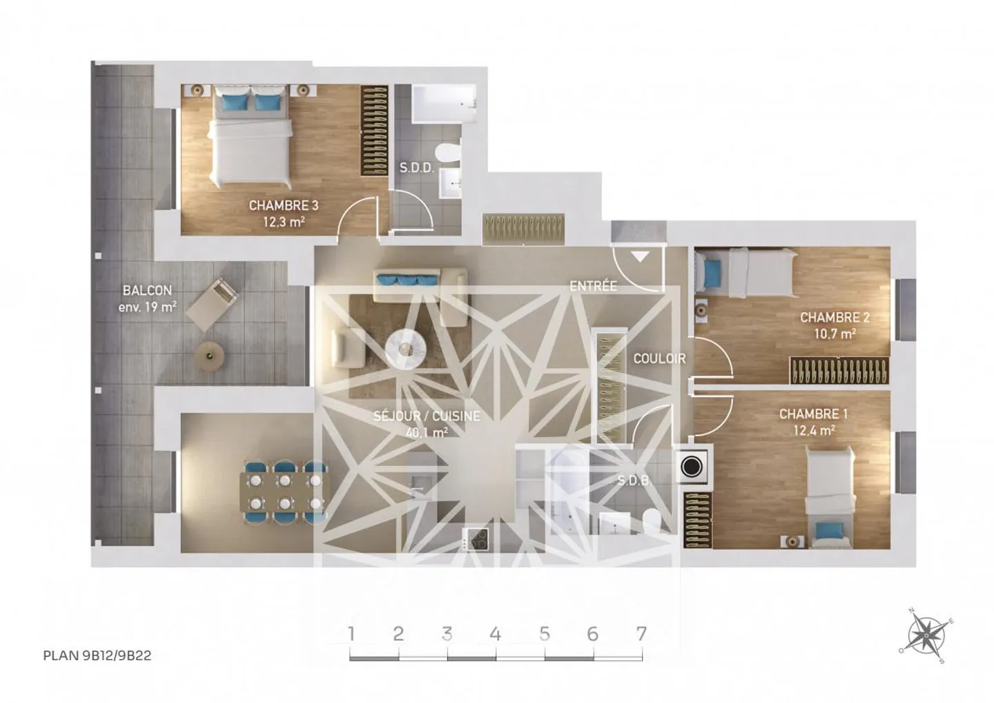 Nouvel Appartement 5 Pièces - Photo 6 sur 6