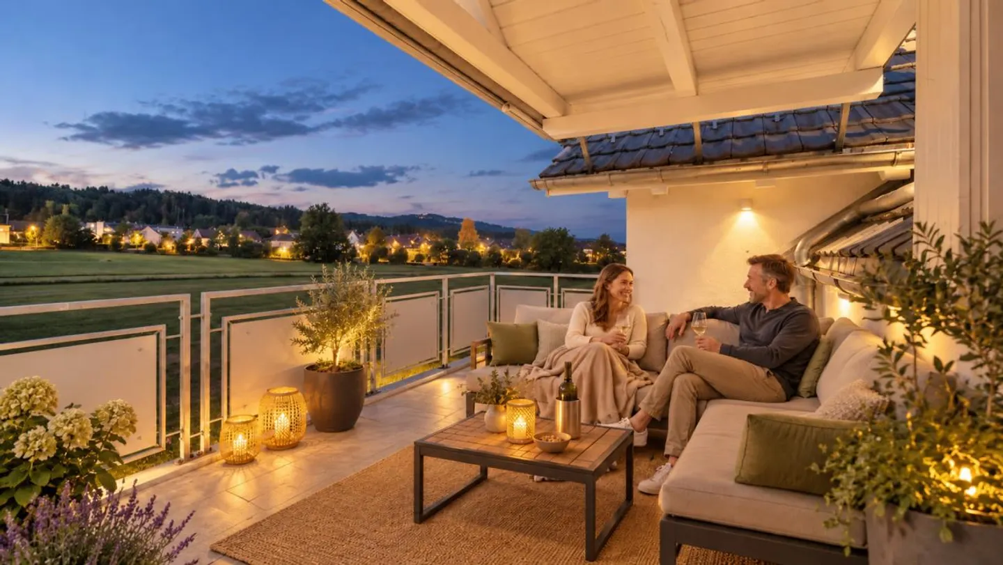 Living with a View - Charming 4.5-Room Duplex Apartment with Wooden Ambiance and View of Pfannenstiel - Photo 11 of 15