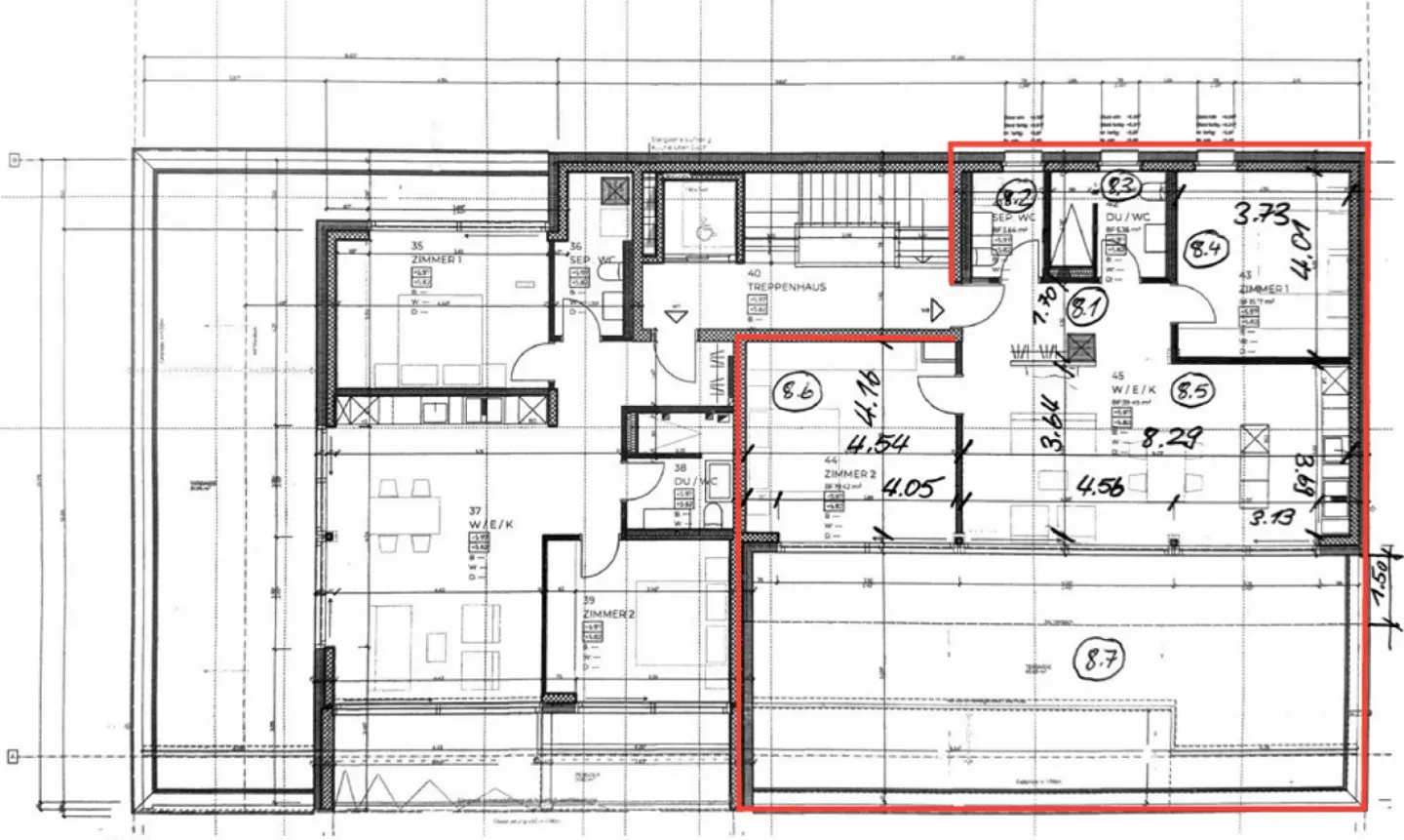 Exklusive, moderne 3.5-Zimmer-Attikawohnung mit grosser Terrasse & Waschturm - Foto 14 von 15