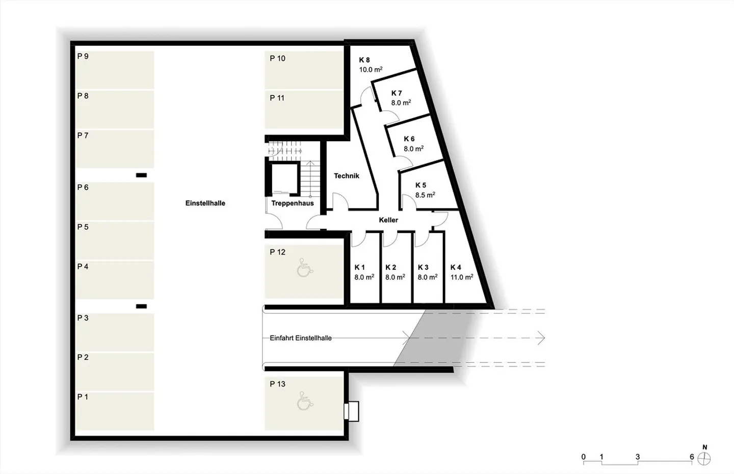 Appartamento Attico Nuovo 4.5 locali con Terrazza sul Tetto 4.B - Foto 11 di 12