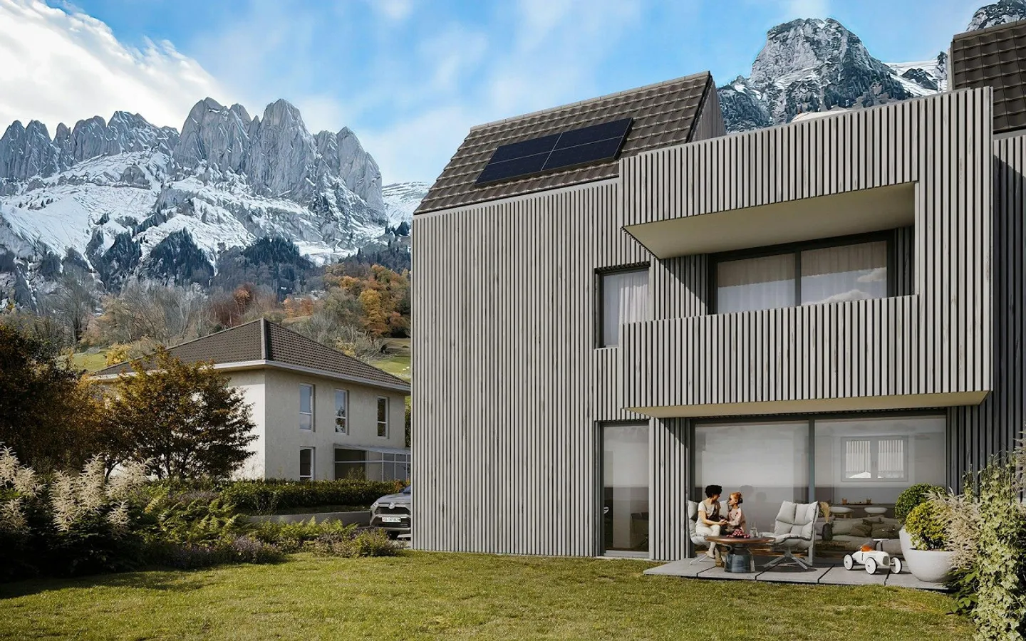 Nuova costruzione: Casa a schiera moderna a Sax in vendita - Foto 9 di 13