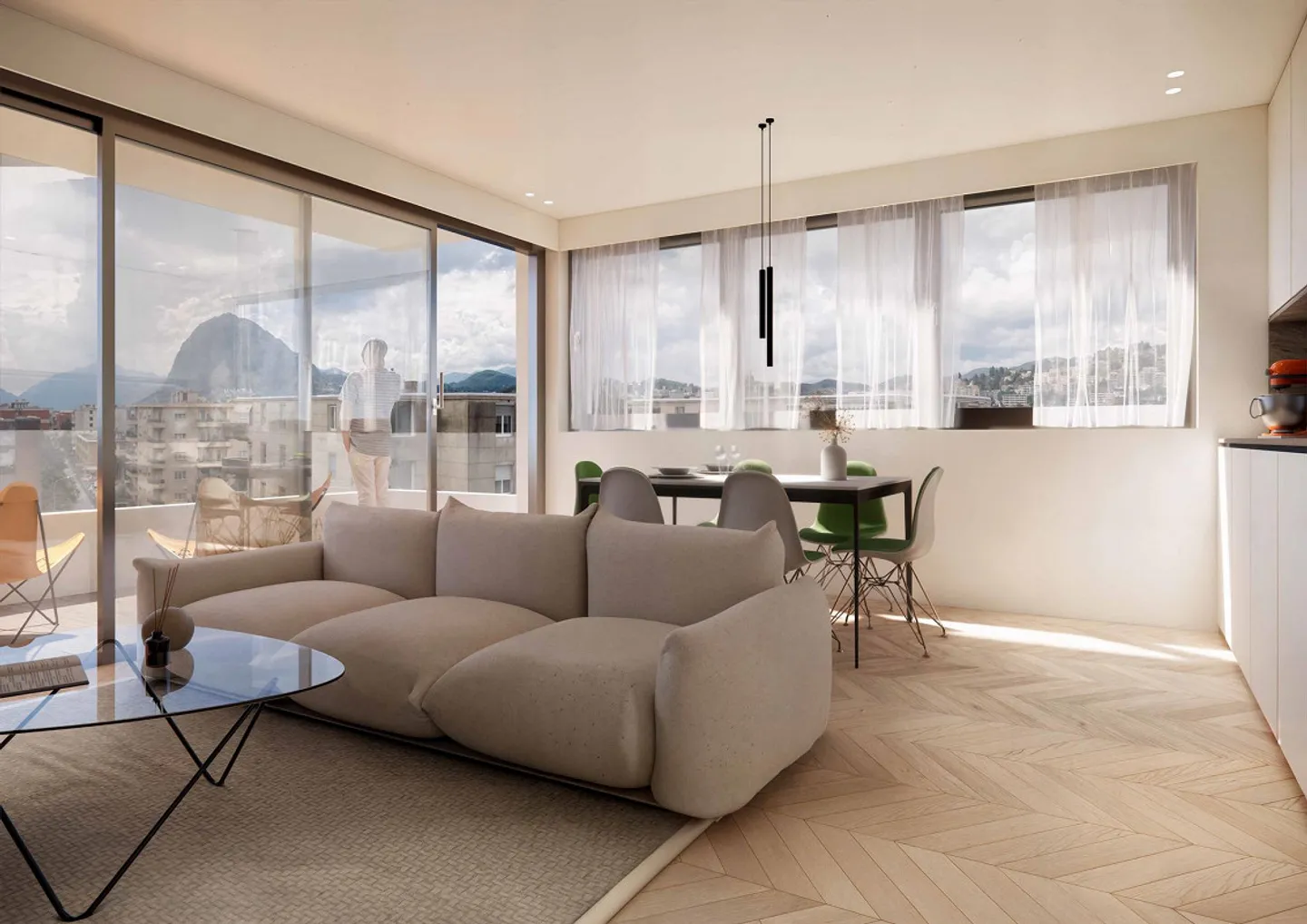 New Residence! Modern Duplex Penthouse with View in Viganello - Photo 1 of 5