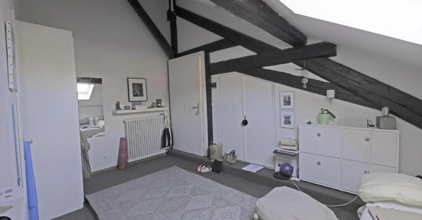 In the heart of Old Carouge, 67 m2 PPE apartment under the roofs - Photo 3 of 4