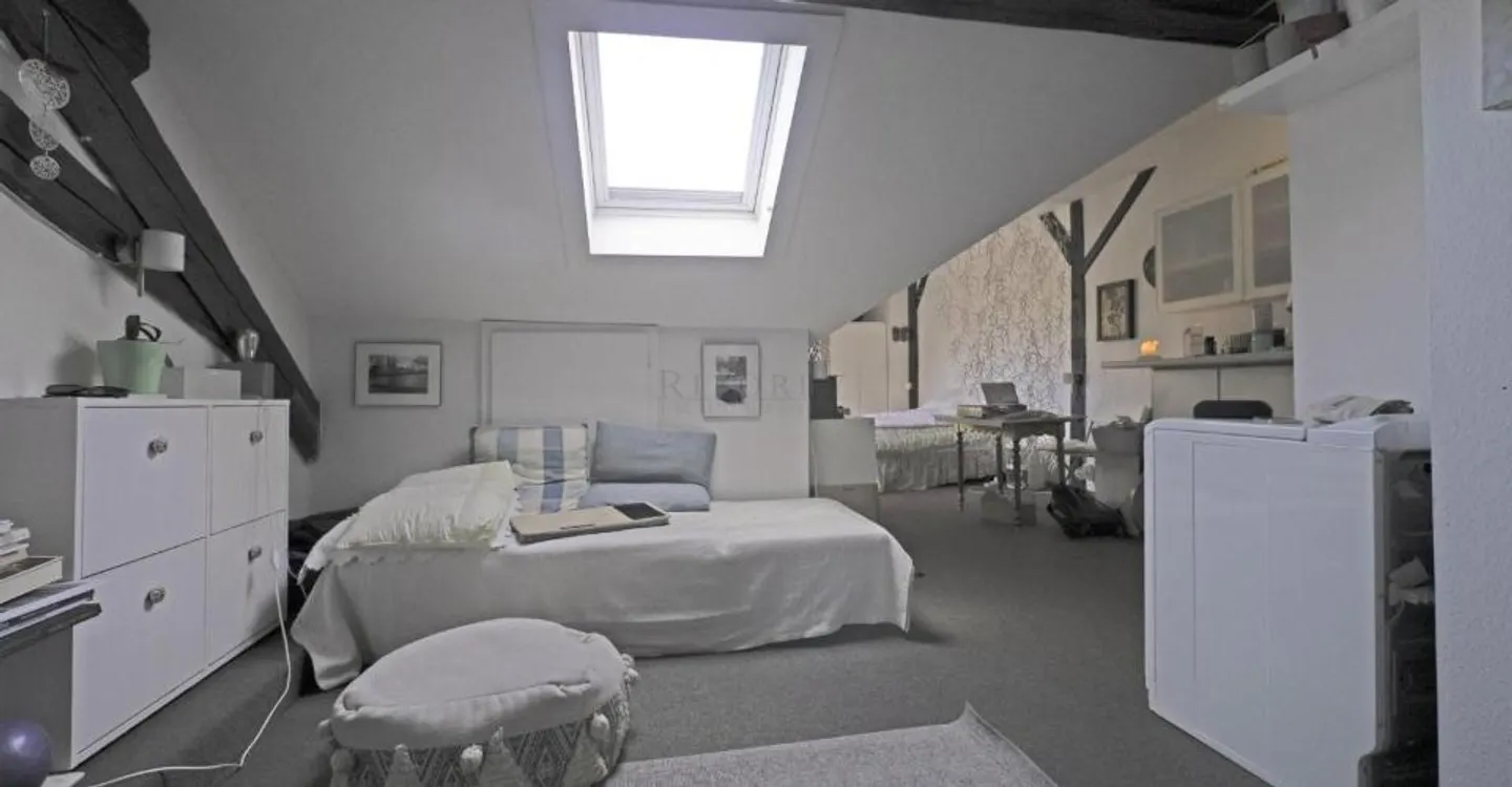 In the heart of Old Carouge, 67 m2 PPE apartment under the roofs - Photo 1 of 4