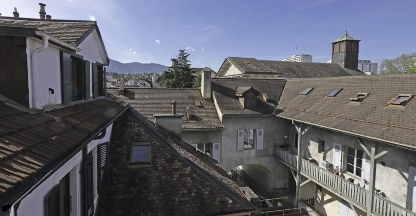 In the heart of Old Carouge, 67 m2 PPE apartment under the roofs - Photo 4 of 4