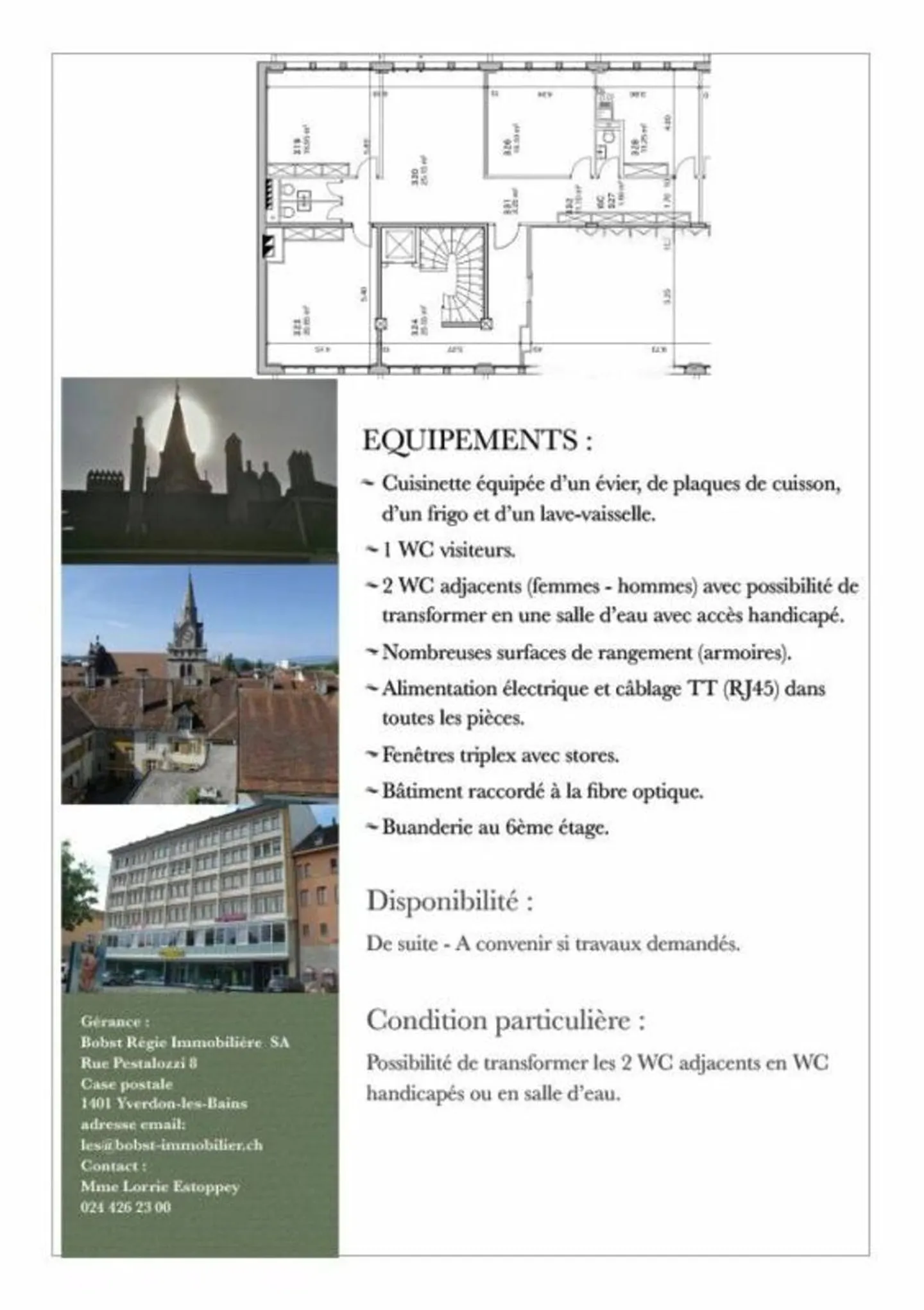 Amministrativo/Ufficio 138 m2 a Yverdon-les-Bains - Foto 7 di 8