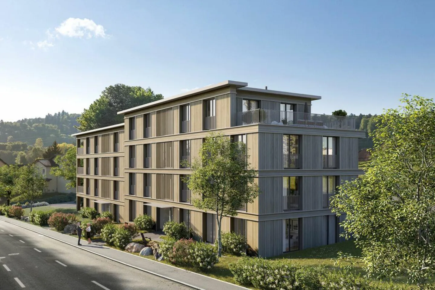 Hofgarten Safenwil - Attikawohnung mit 120m² Terrassenfläche - Foto 8 von 8