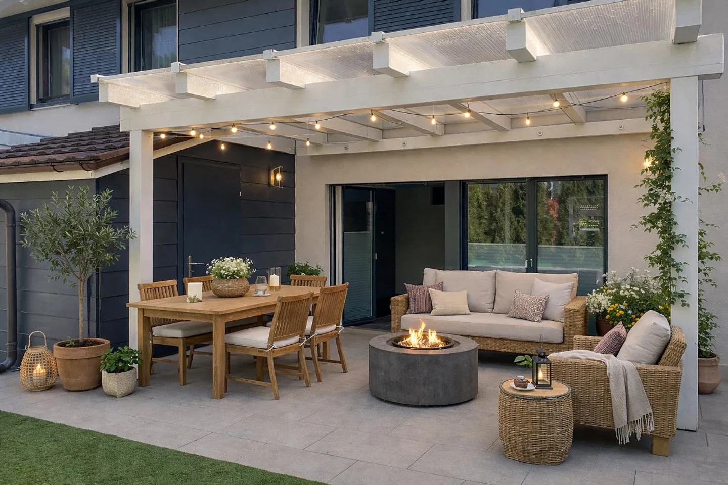 BEAUCOUP DE STYLE & D'ESPACE – MAISON D'ANGLE MODERNE - Photo 4 sur 5