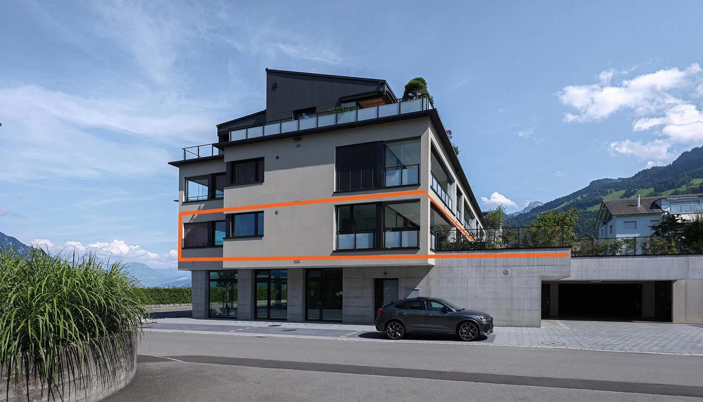 Neuwertige 5.5 Zi-Wohnung mit Seesicht mitten in Beckenried - Foto 12 von 14