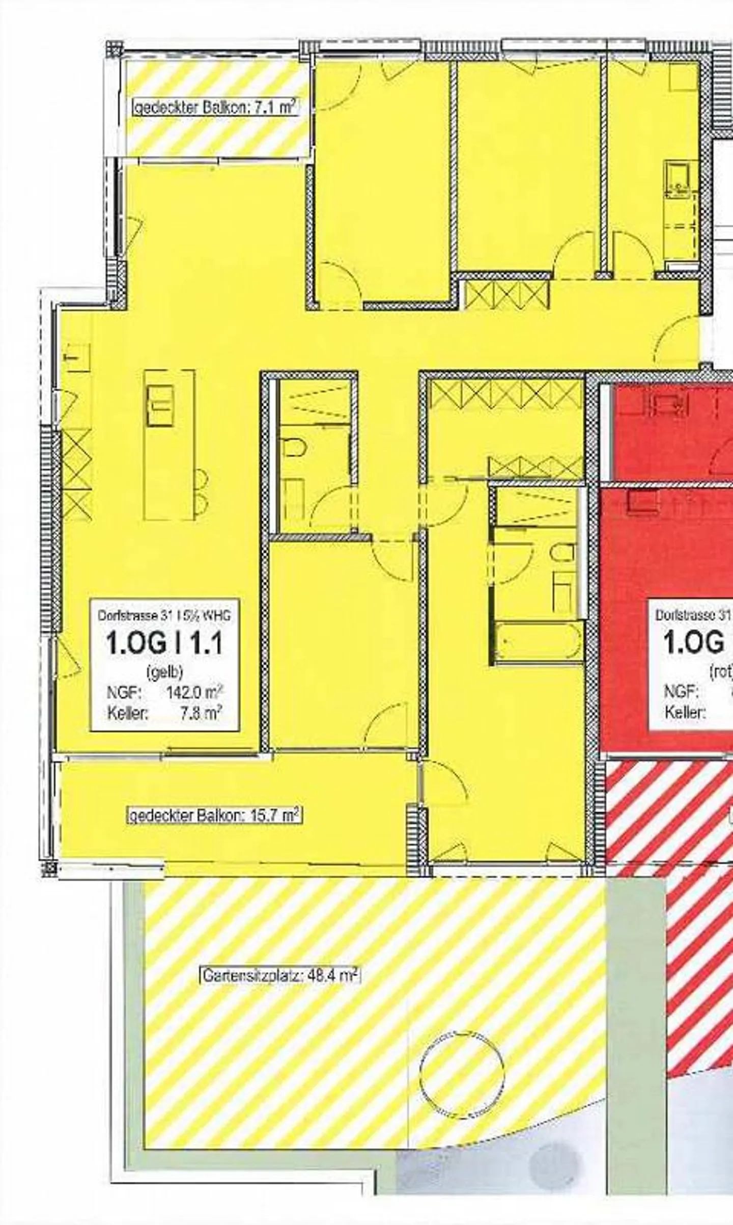 Neuwertige 5.5 Zi-Wohnung mit Seesicht mitten in Beckenried - Foto 14 von 14