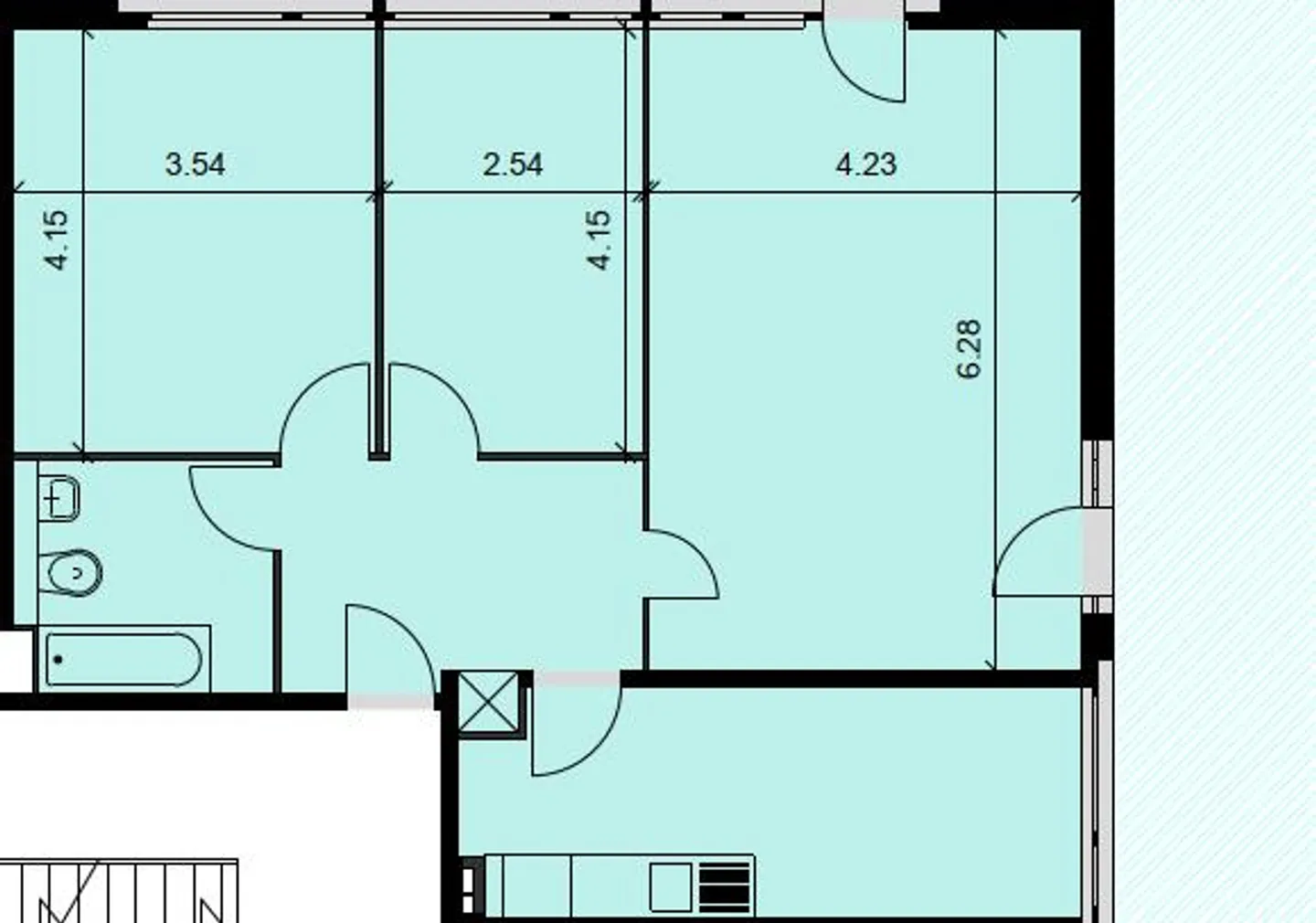 Grand appartement familial à Reinach dans un emplacement agréable - Photo 9 sur 9