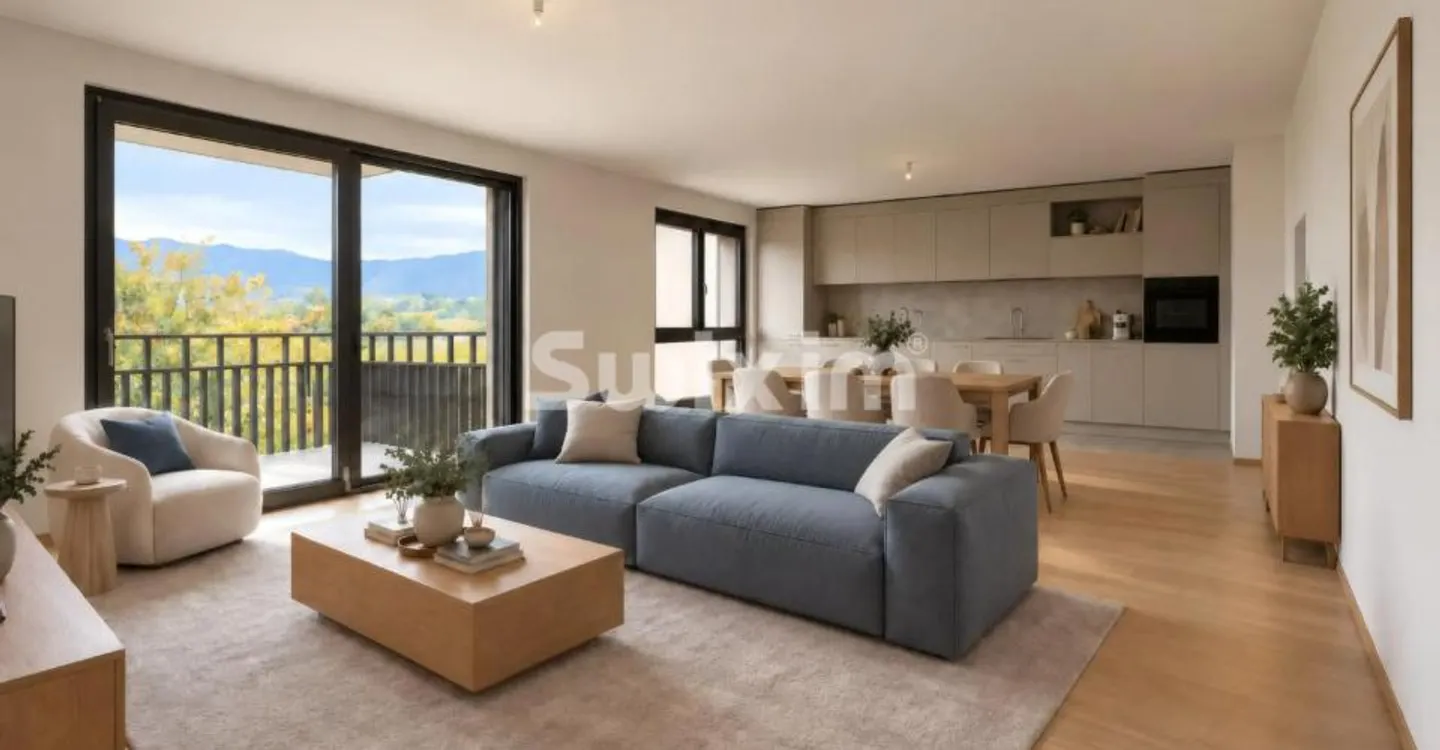 New 5-room apartment on the 1st floor in Russin - Photo 2 of 6