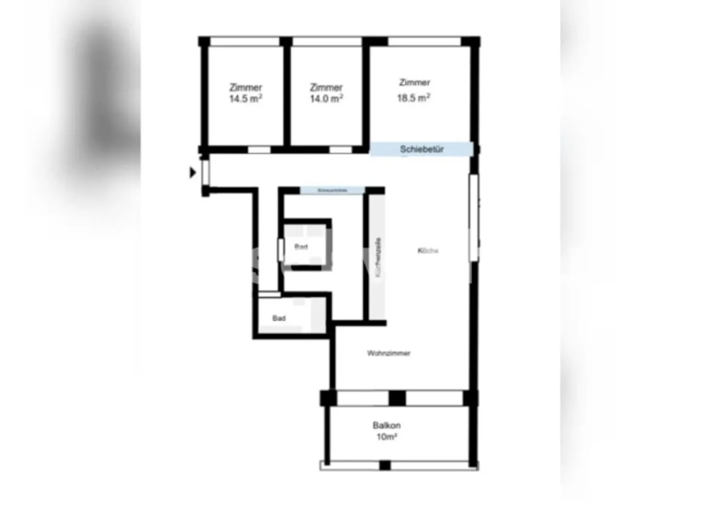 Modernes Apartment mit Bergblick - Foto 9 von 9