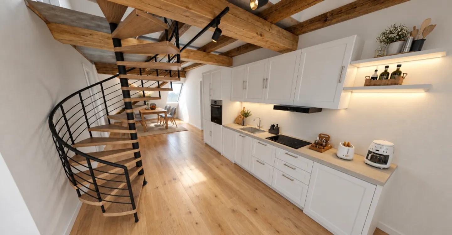 Appartement de 4.5 pièces avec cachet au 2ème étage - Foto 4 von 6