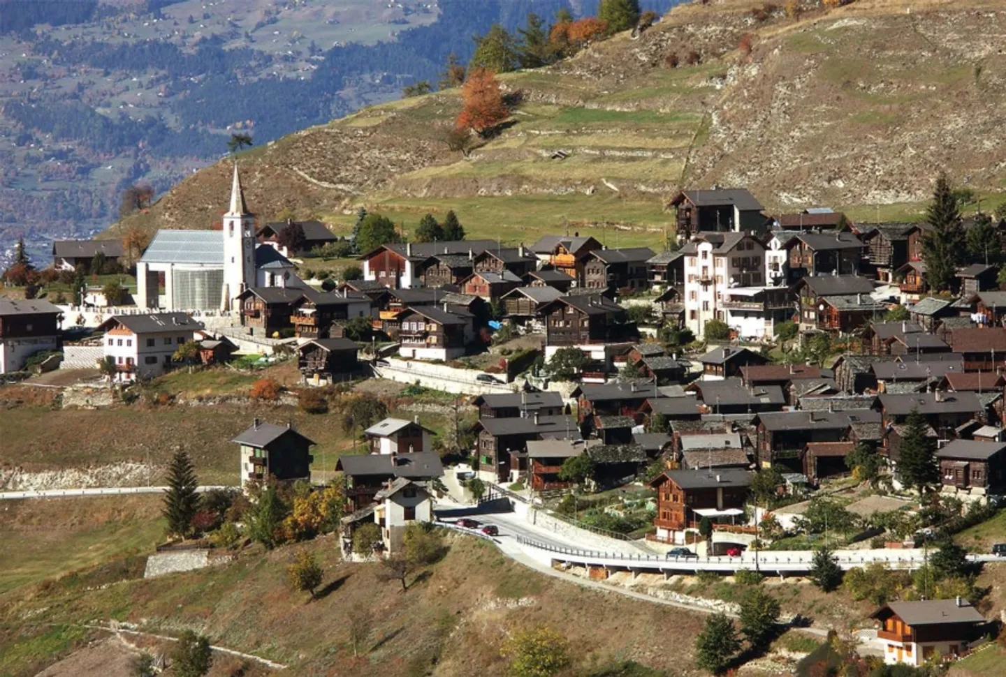 Terreni / Progetto per 3 chalet / Autorizzazione in vigore / Mase (Hérens) - Foto 1 di 1