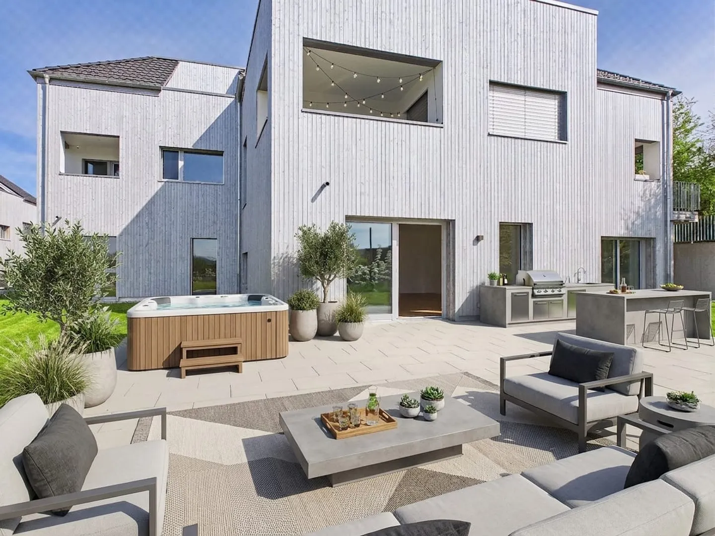 Modernes Gartenapartment in Mammern - Foto 1 von 11