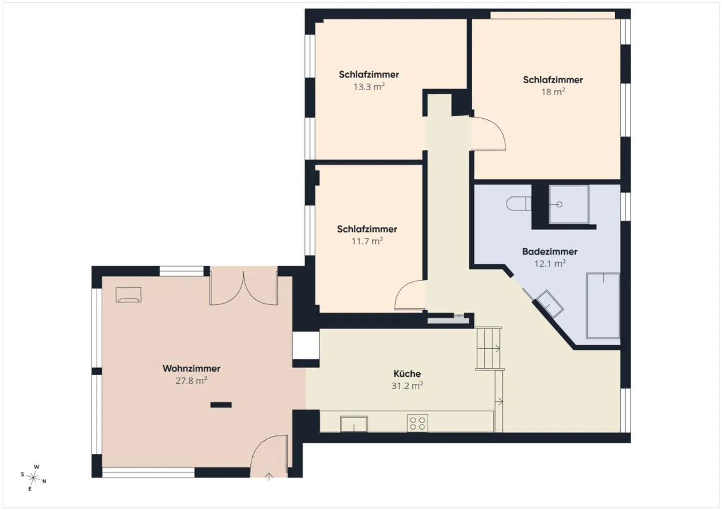 Charming 4.5-room apartment with stunning views - Photo 9 of 9