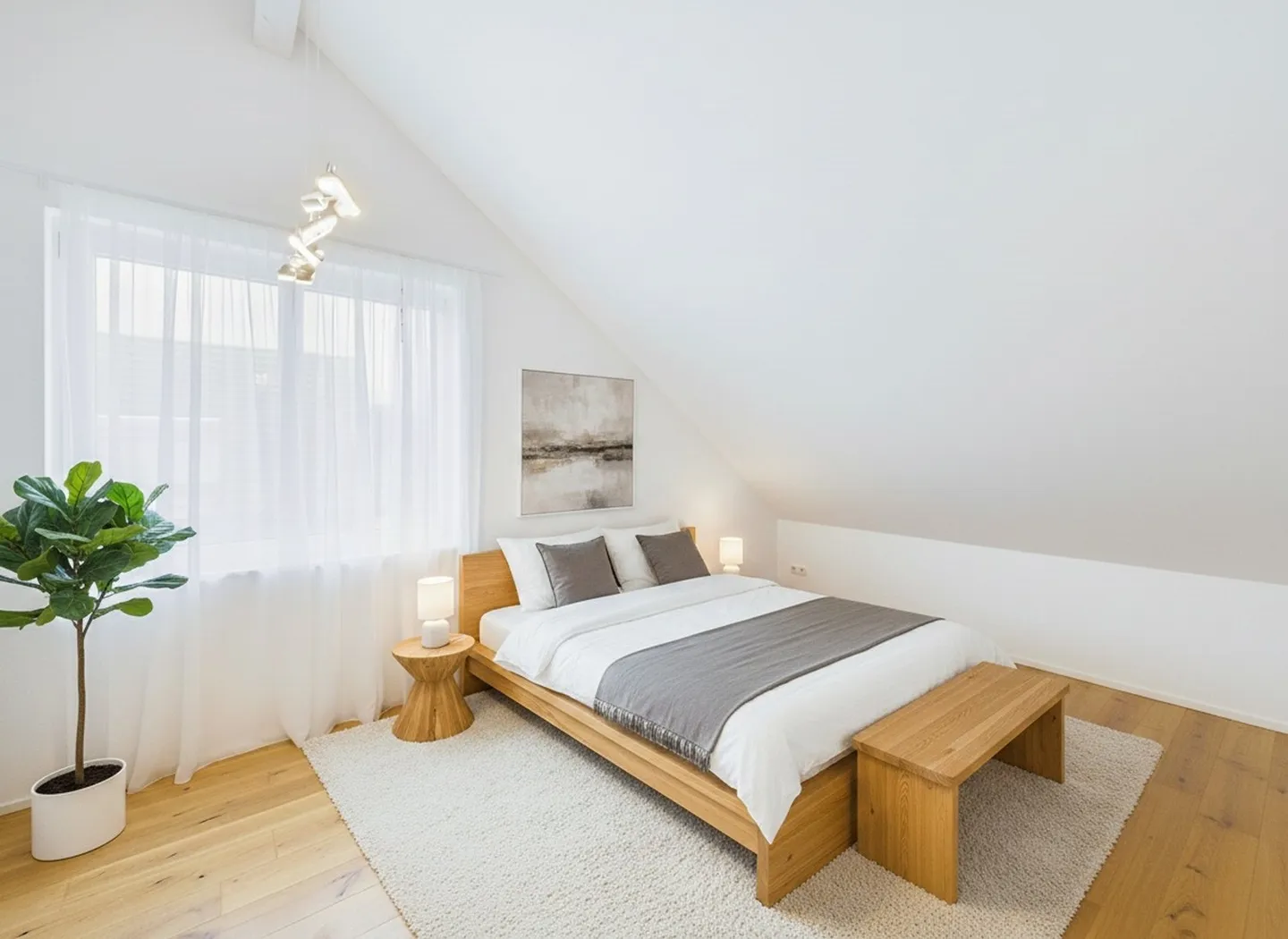 Modernes Apartment mit hohen Decken - Foto 3 von 6