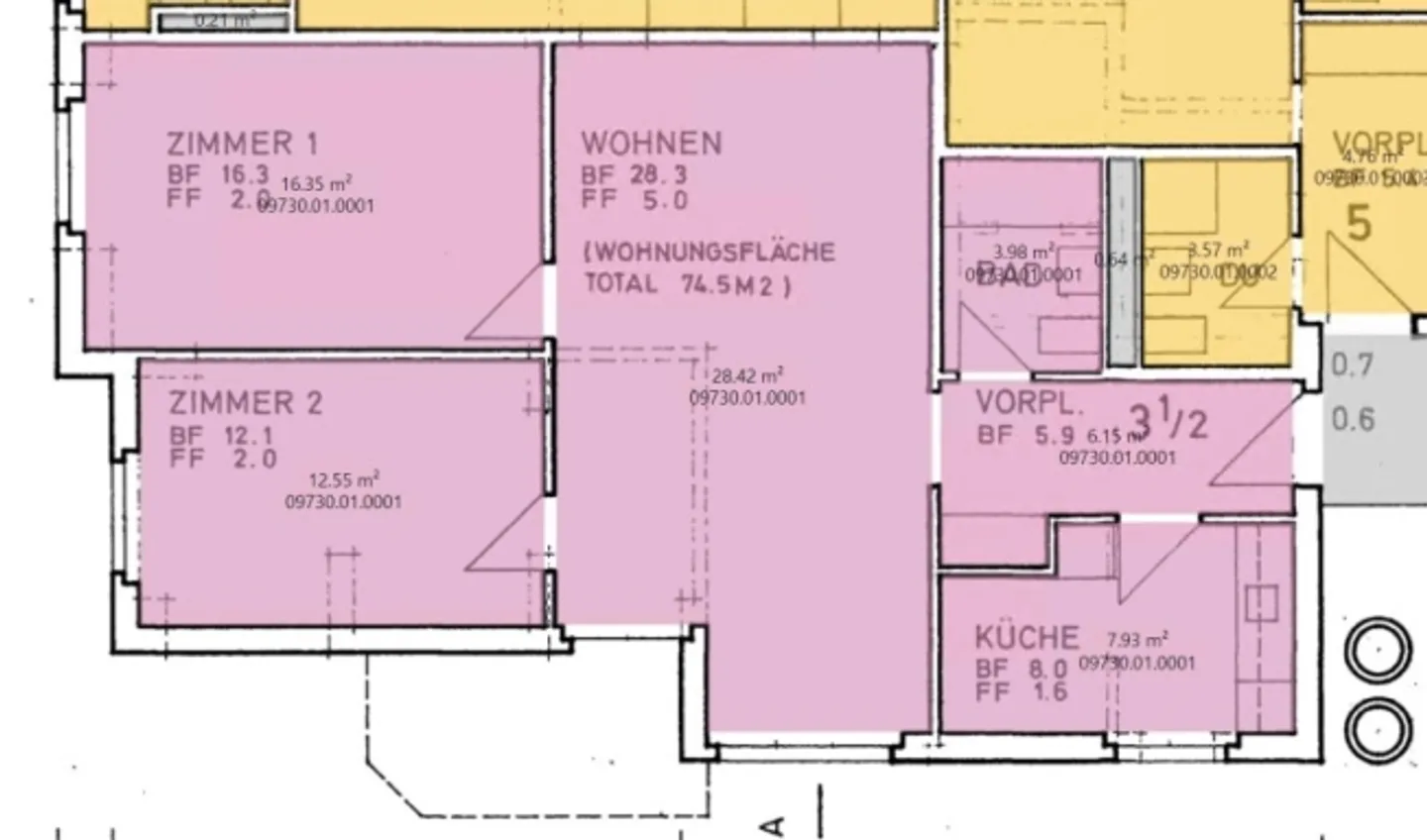 Temporary 3.5 Room Apartment for Rent without Deposit! - Photo 9 of 9