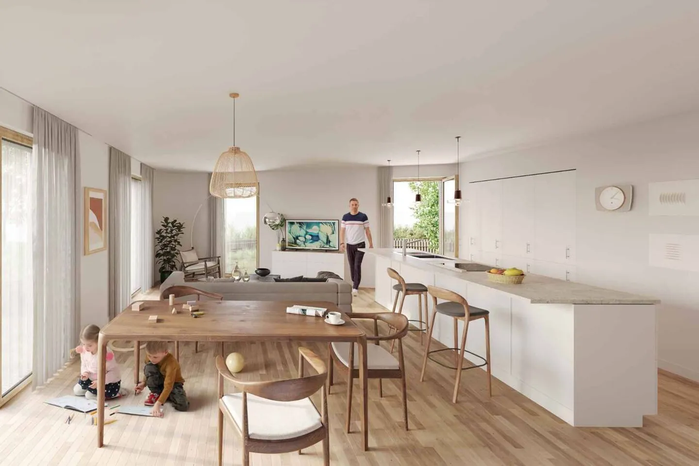 Neue Promotion Geräumige 4,5-Zimmer-Wohnung im 2. Stock mit privatem Garten im Erdgeschoss. - Foto 3 von 4