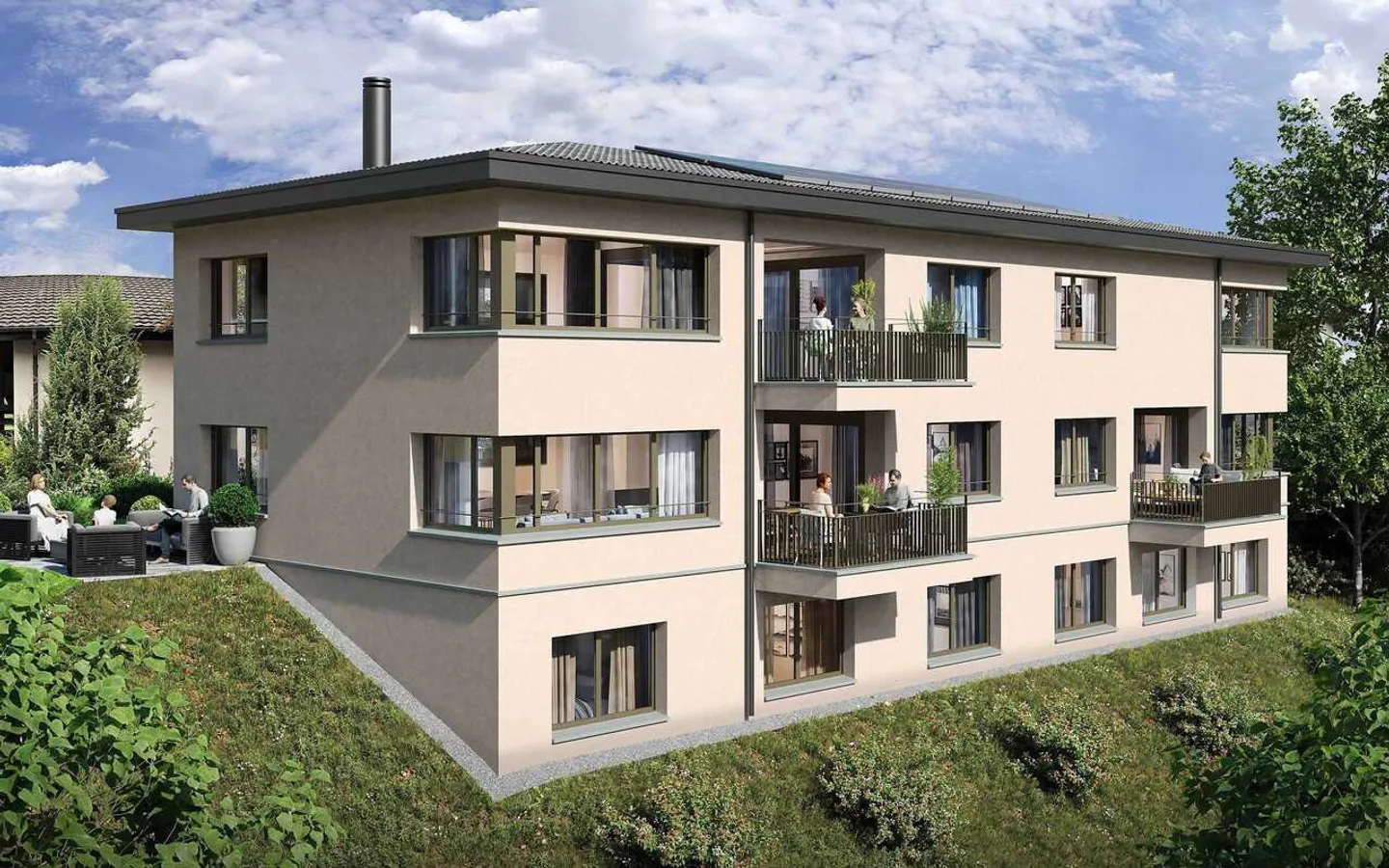 Luxurious 4.5-room penthouse apartment with breathtaking views of the Alps! - Photo 12 of 13