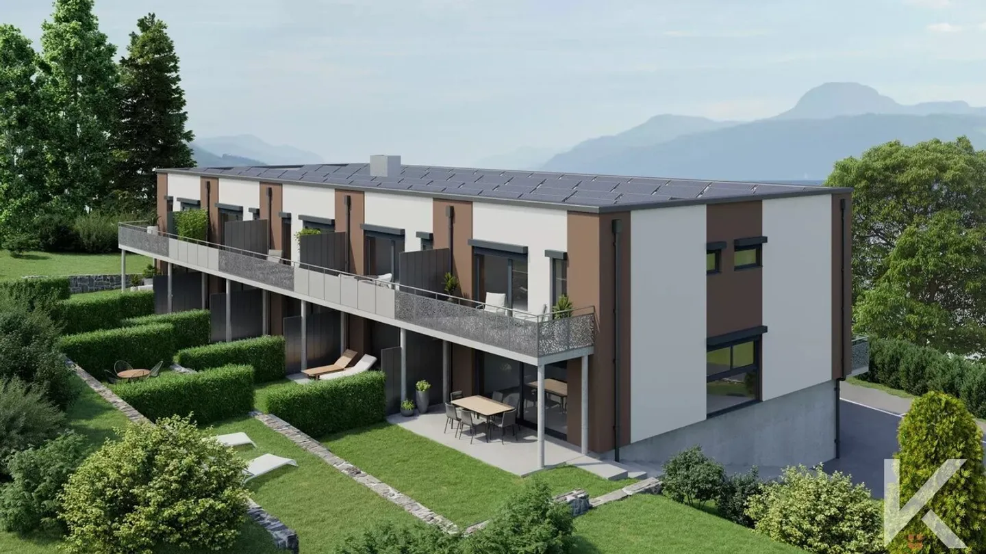 Villa en rangée spacieuse sur 3 niveaux avec 5,5 pièces - Photo 2 sur 4