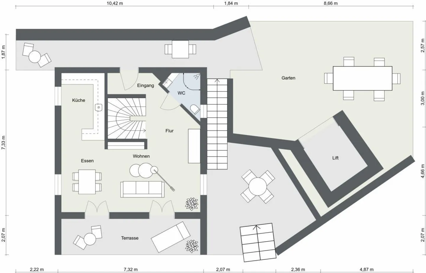 Belle maison individuelle dans un emplacement ensoleillé magnifique avec un grand jardin... - Photo 16 sur 30