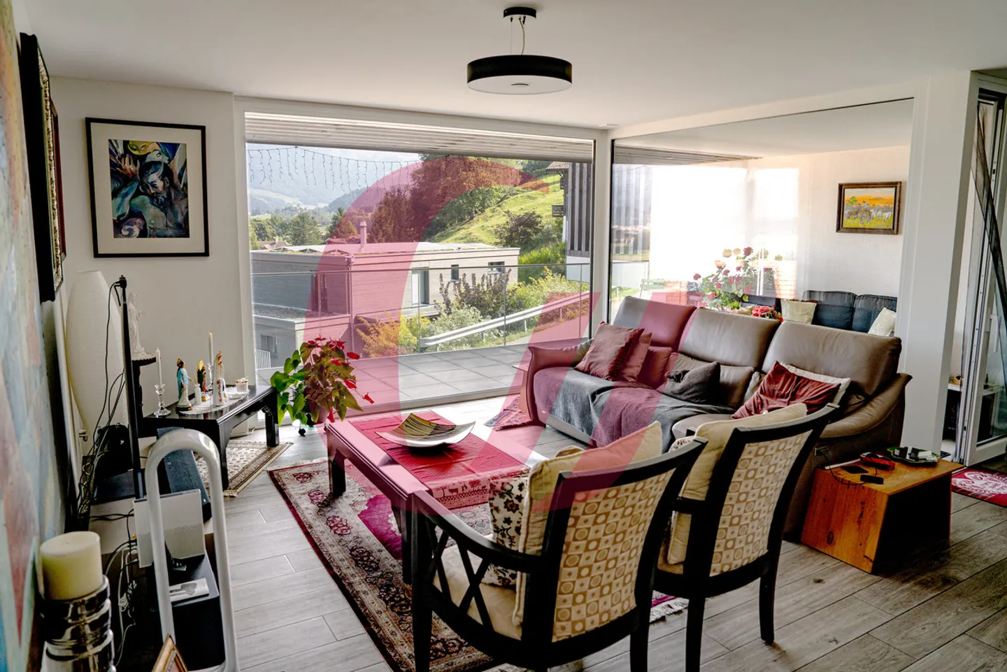 Casa contigua di 5,5 stanze a Le Pâquier! - Foto 6 di 12