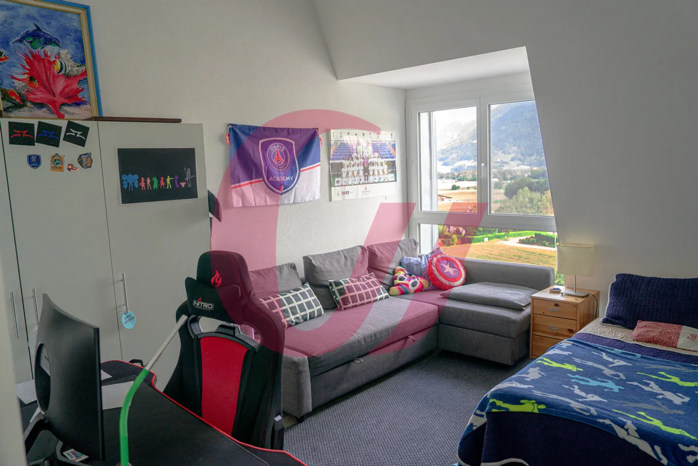 Casa contigua di 5,5 stanze a Le Pâquier! - Foto 10 di 12
