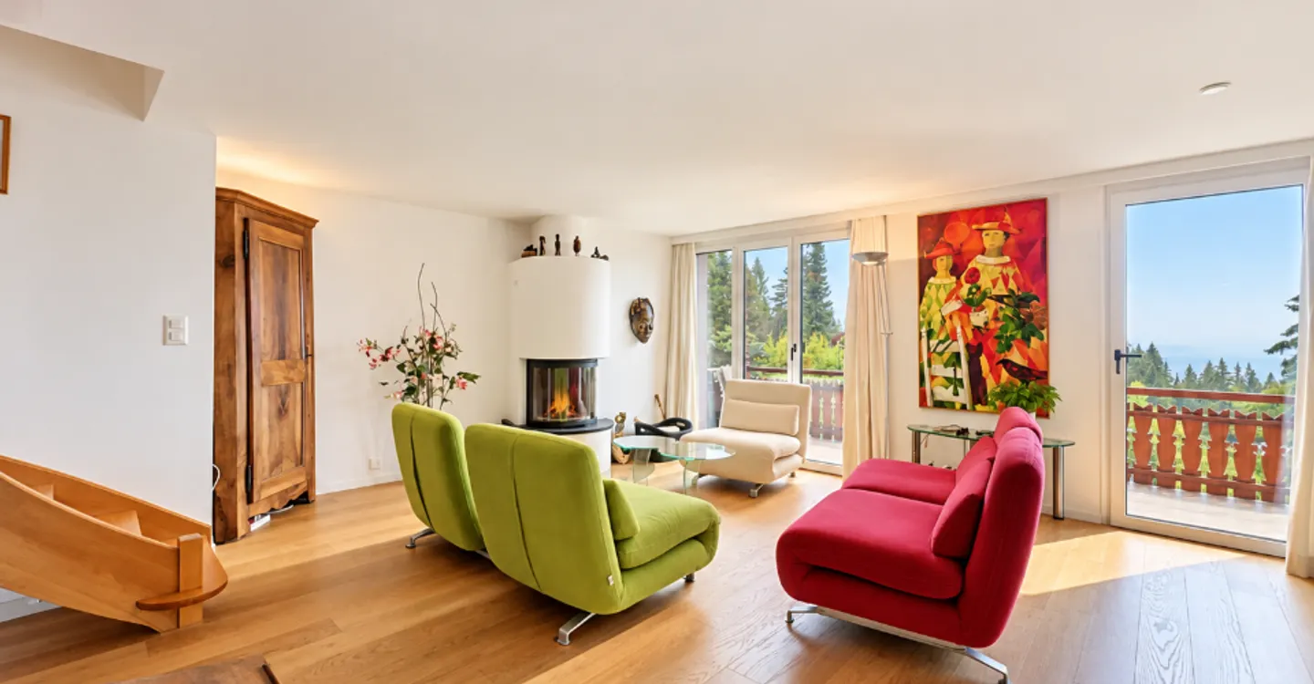 Villars-sur-Ollon | Appartamento duplex con vista panoramica - Foto 2 di 12