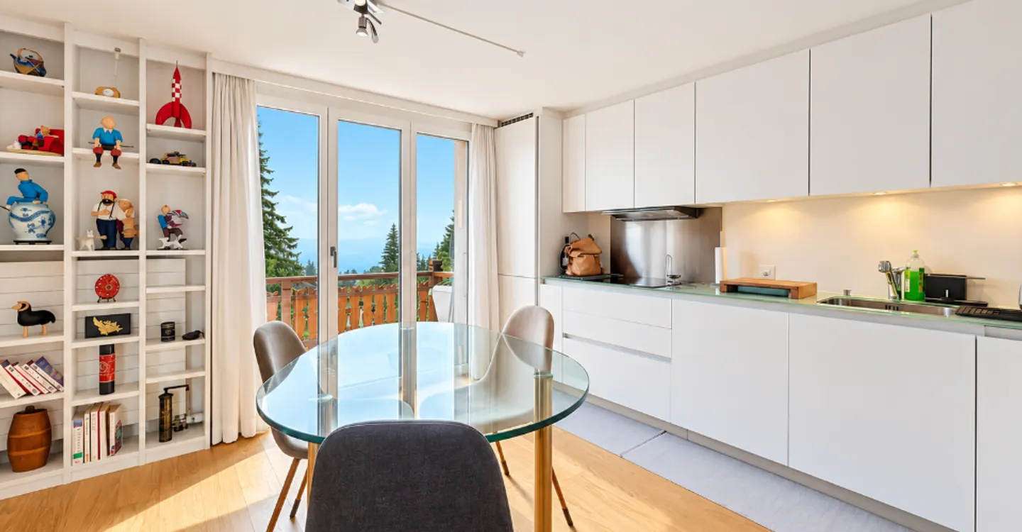 Villars-sur-Ollon | Appartamento duplex con vista panoramica - Foto 4 di 12