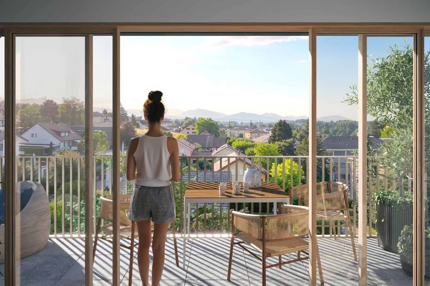 NEUE 4,5-Zimmer-Wohnung im 1. Stock mit geräumigem Balkon und privatem Garten - Foto 6 von 6