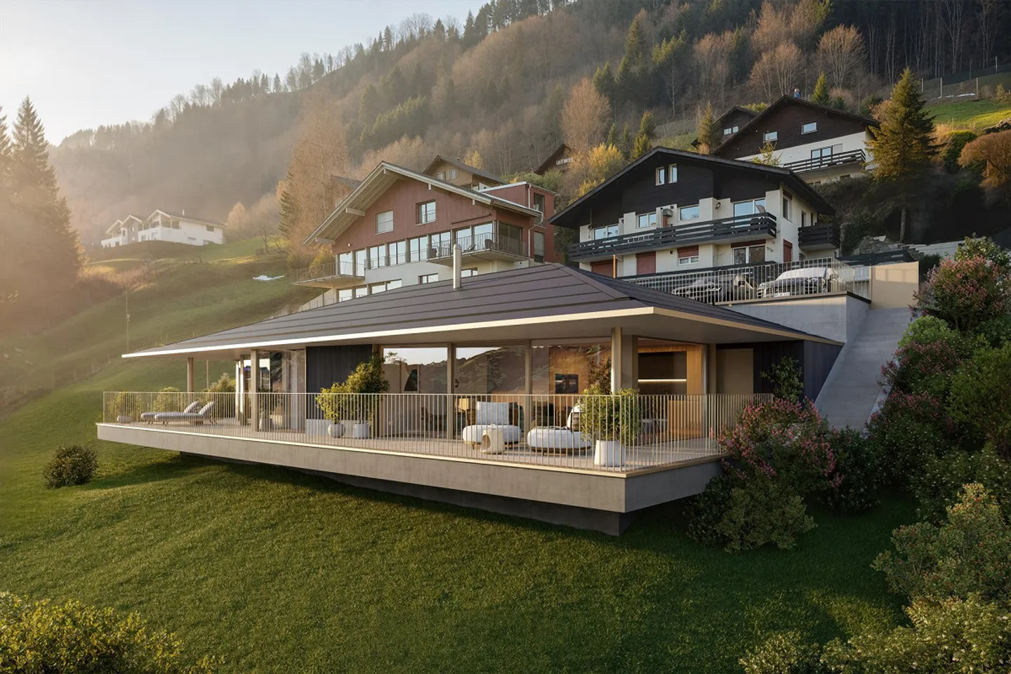 Maison exclusive avec vue sur le lac - Photo 1 sur 12