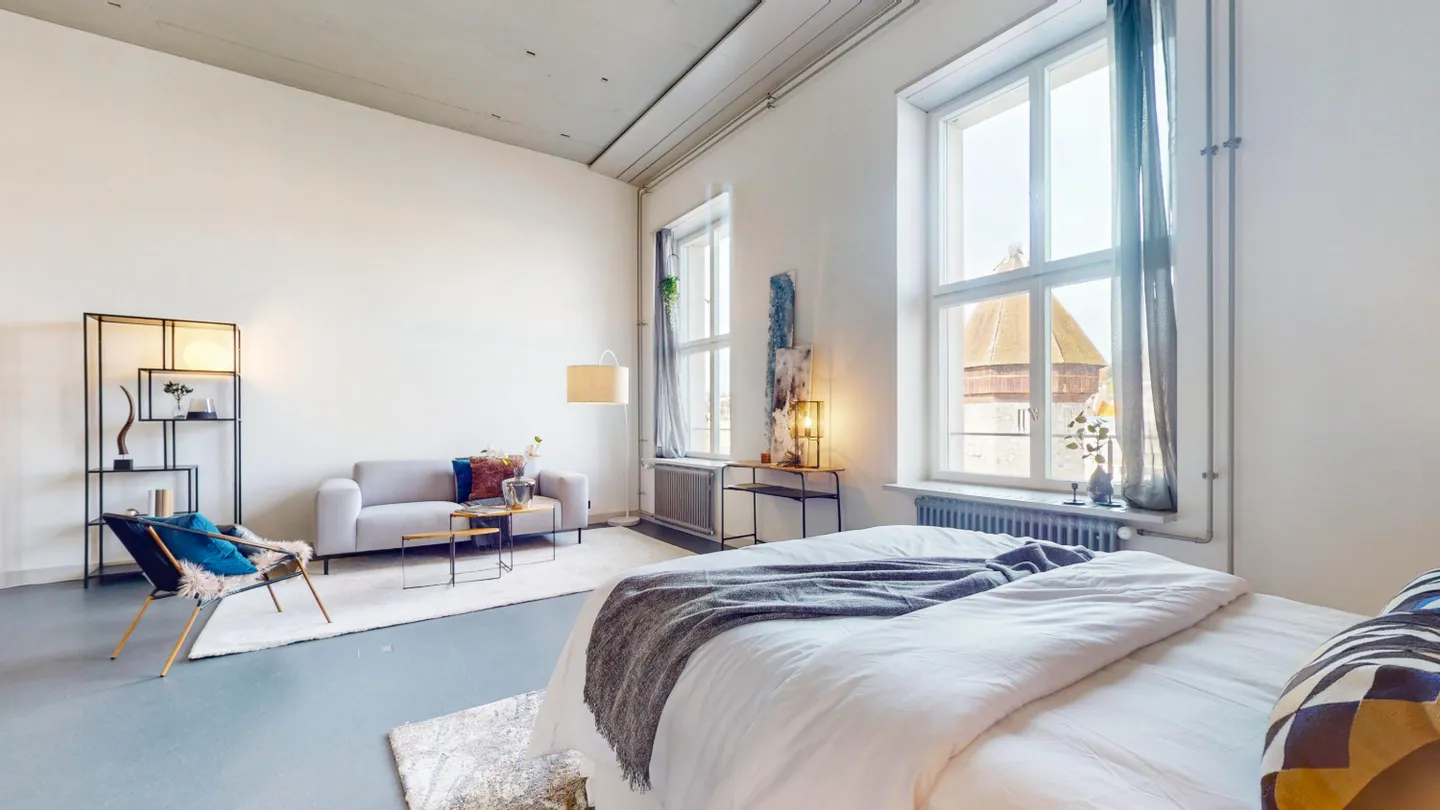 Loft mit Blick auf die Kapellbrücke - Foto 6 von 11