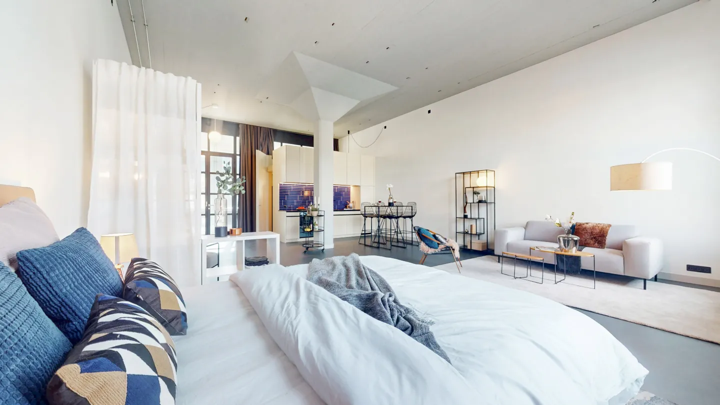 Loft mit Blick auf die Kapellbrücke - Foto 9 von 11