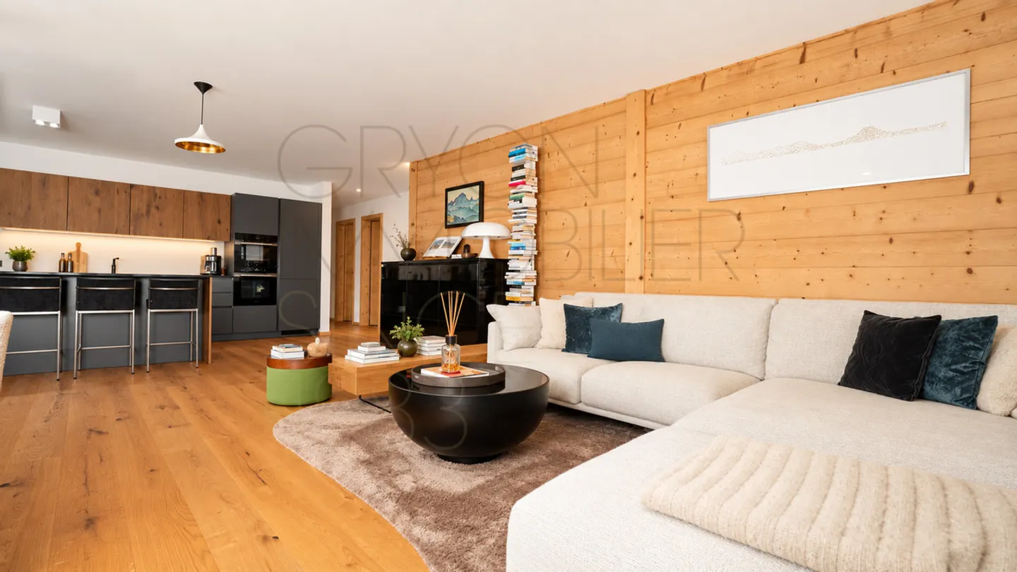Centro di Villars, appartamento di lusso 4,5 locali (128 m², 2020) - Foto 13 di 17