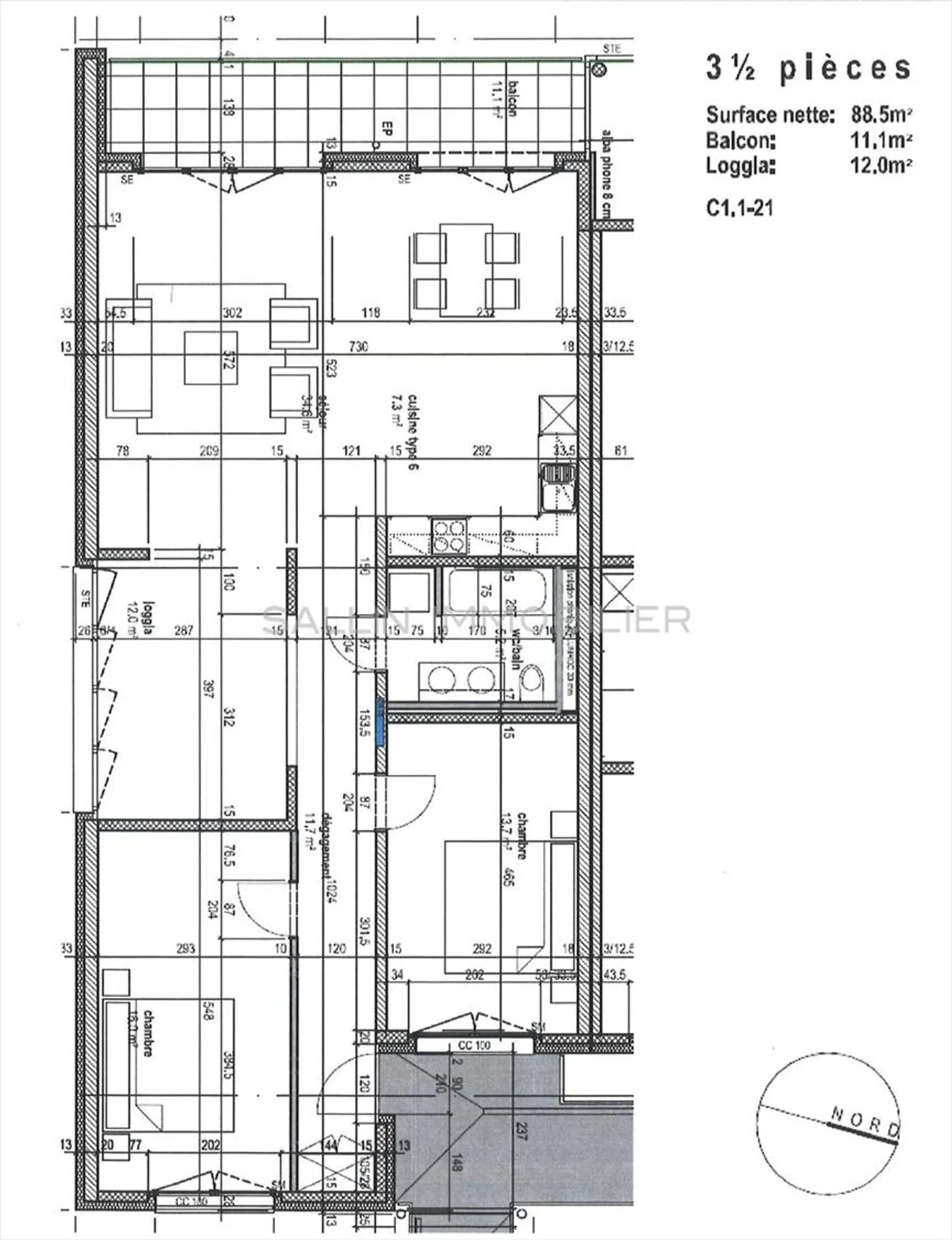 Office 4.5 rooms - Photo 12 of 12